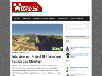Screenshot des Blogs Minecraft spielen!