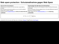 Screenshot des Blogs Bandscheibenendoprothesen-Blog