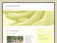 Screenshot des Blogs LiveErgebnisse.info