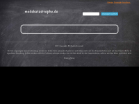 Screenshot des Blogs Modekatastrophe
