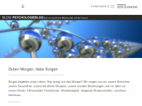 Screenshot des Blogs Psychologie des Alltags