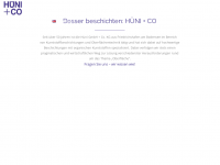 Screenshot des Blogs HÜNI Beschichtungstechnik