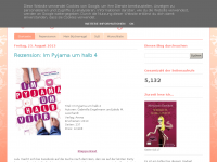 Screenshot des Blogs Kati ´s kleines Bücherregal