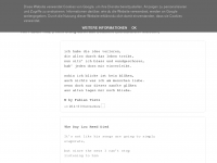 Screenshot des Blogs Fabian Tietz – Lyrik