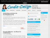 Screenshot des Blogs Cordie Design