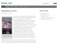 Screenshot des Blogs Glotz_net – Mach wat! Politik & Buch