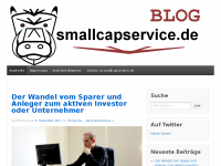 Screenshot des Blogs smallcapservice.de