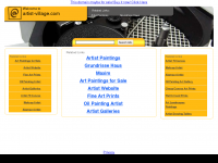 Screenshot des Blogs ARTIST-VILLAGE.com