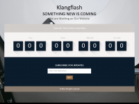 Screenshot des Blogs Klangflash