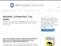 Screenshot des Blogs Lichtwecker Test
