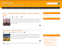Screenshot des Blogs Michaela Vogel