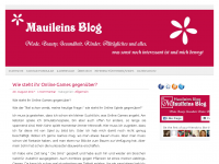 Screenshot des Blogs Mauileins Blog