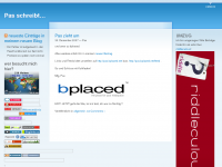 Screenshot des Blogs Pas schreibt…