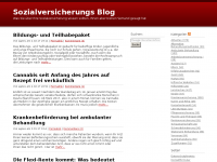 Screenshot des Blogs Sozialblog.com