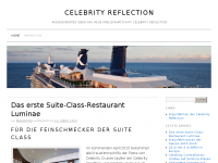 Screenshot des Blogs Celebrity Reflection Blog
