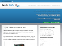 Screenshot des Blogs Aquarium-kaufen-Info