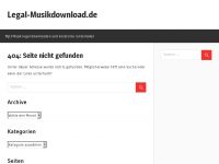 Screenshot des Blogs Musikschirm