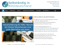 Screenshot des Blogs Mittelstands Anzeiger