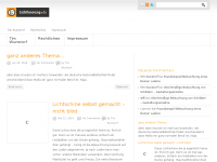 Screenshot des Blogs http://timwunstorf.de
