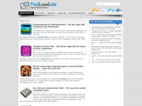Screenshot des Blogs Padload.de