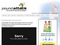 Screenshot des Blogs poundattack – Die Intensivfitness für überall