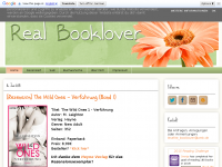 Screenshot des Blogs real-booklover