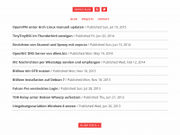 Screenshot des Blogs d0wn’s Blog
