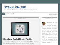 Screenshot des Blogs Stenki On-Air