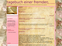 Screenshot des Blogs Tagebuch einer Fremden