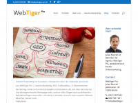 Screenshot des Blogs WebTiger Pro