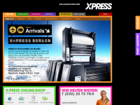 Screenshot des Blogs Druckerei X-Press Berlin