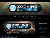 Screenshot des Blogs Zocking Extreme
