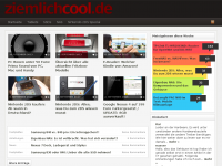 Screenshot des Blogs Ziemlich cool