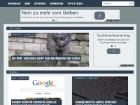 Screenshot des Blogs Sajonara.de – Internetmagazin