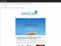 Screenshot des Blogs erfolg.im – Das Online-Magazin für Erfolg und Internet-Marketing!