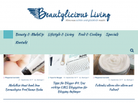 Screenshot des Blogs Beautylicious Living 💙 Beautyblog / Lifestylemagazin