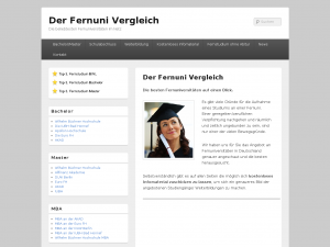 Screenshot des Blogs Der fernuni Vergleich