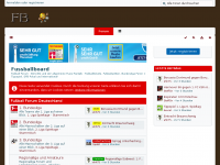 Screenshot des Blogs Fußball Forum – Fussiboard.de