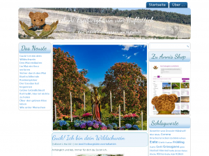 Screenshot des Blogs Anni Freiburgbärin von Huflattich
