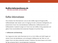 Screenshot des Blogs kaffe-piraten