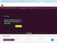 Screenshot des Blogs Holidaypirates