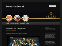 Screenshot des Blogs Lopoca im Internet