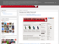 Screenshot des Blogs Swiss Paracord