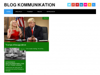 Screenshot des Blogs Blog Kommunikation