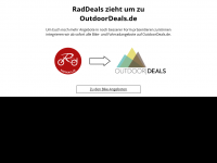 Screenshot des Blogs RadDeals.de – Fahrrad Schnäppchen Blog