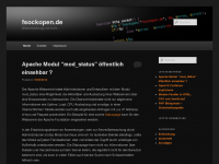Screenshot des Blogs fsockopen.de | Webentwicklung und mehr..