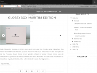 Screenshot des Blogs Miss-Pink Beauty