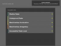 Screenshot des Blogs Technik Radar