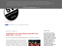 Screenshot des Blogs SV Sandhausen Blog