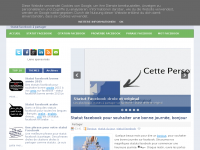 Screenshot des Blogs statut facebook